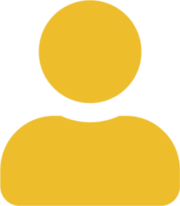 a yellow icon with an oval shape